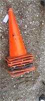 7pc orange cones