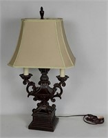 Fancy Polyresign Decorative Table Lamp w/ Shade