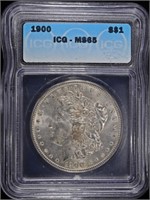 1900 MORGAN DOLLAR ICG MS65