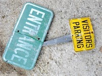 Visitor Parking & Entrance Signs