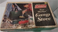 Vintage Coleman 2 Burner Camp Stove-NIB