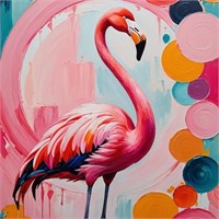 Pink Flamingo I LTD EDT Signed Van Gogh Limited