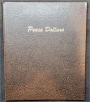 Dansco Deluxe Peace Dollar Album in Nice Shape