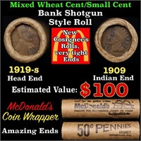 Small Cent Mixed Roll Orig Brandt McDonalds Wrappe