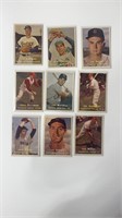 1957 Topps Lot of 9