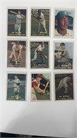 1957 Topps Lot of 9