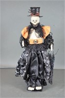 Halloween Skeleton on Stand - 19 1/2" H