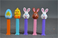 Lot of 5 Easter Themed Pez Dispensers