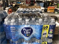 40 BOTTLE CASE OF PURE LIFE WATER