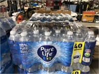 40 BOTTLE CASE OF PURE LIFE WATER