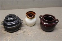 Bean Pot, Ceramic Crock & Pitcher