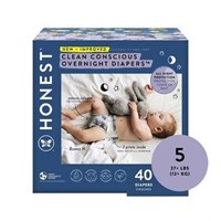 Honest Overnight Diapers Size 5 - 40ct