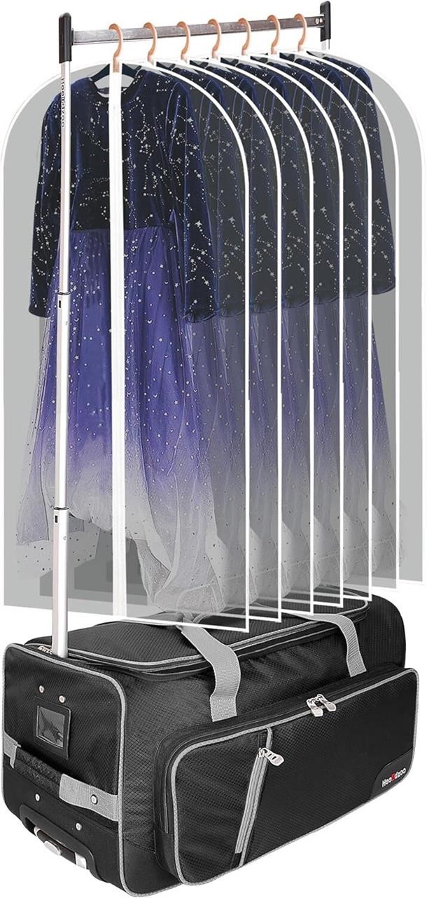 Dance Bag With Garment Rack  23in-Grey-C