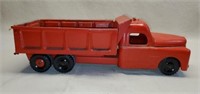 Vintage Red Structo Toys Metal Dump Truck