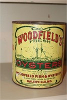 Woodfield Fish & Oyster Co. oyster can