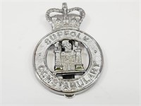 Suffolk Constabulary British Police Cap Badge