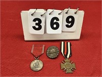 Cross of Honour, Medal of Merit, & Wound Badge