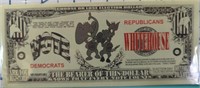 Vote White House banknote