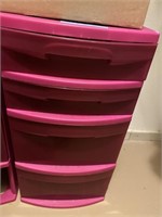 Four drawer plastic storage container, Contents