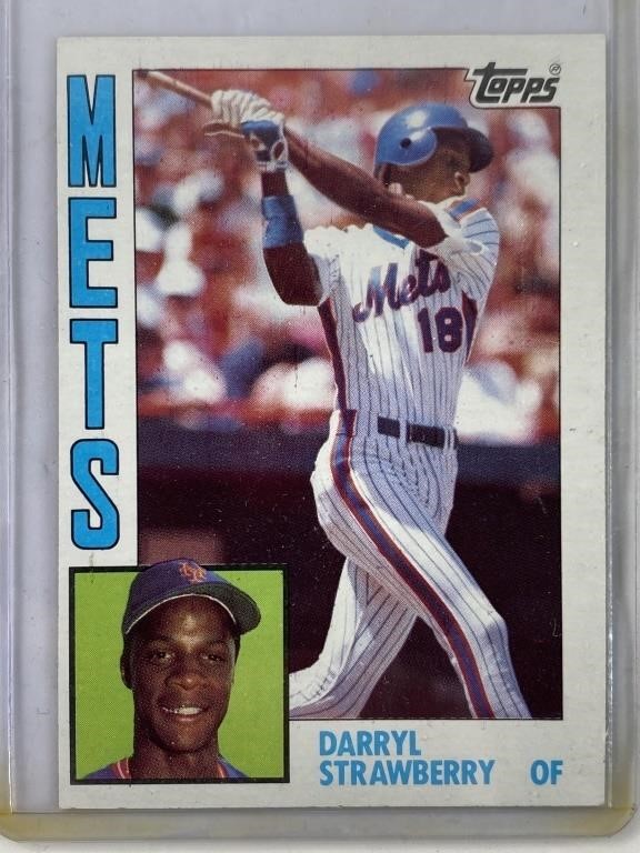 Rookie Card 1984 Topps Darryl Strawberry