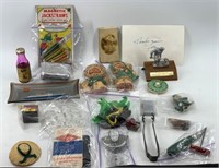 Box Lot of Vintage Collectibles including Toys, an