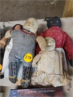 ASSOTED OLD DOLLS