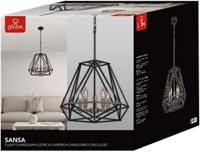 Globe Electric 65435 Sansa Chandeliers, 0, Matte