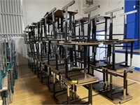 School Surplus Gym - Rows of Tables