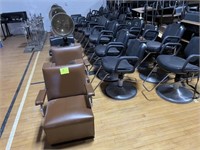 School Surplus Gym - Rows of Salon Chairs