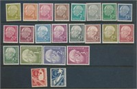 GERMANY #700-701, & #702-721 MINT VF LH