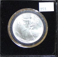 1993 Silver Eagle .999 BU.