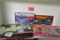 Vintage Board Games Master Mind, Barbie & More