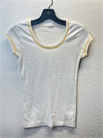 Vintage White Babydoll Shirt