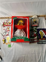 Assorted Looney Tunes Christmas Decor