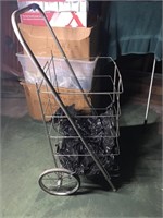 Vintage Metal Folding Cart