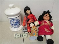 Lot of Asian/Chinese Collectibles - Dolls & More
