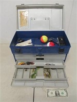 Plano Tackle Box w/ Fishing Lures & Fishing