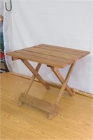 Small Folding  Table 14 1/2" x 13" high
