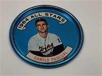 1964 Topps All Stars Coins Camilo Pascual