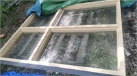 Georgian Glass Window steel frame