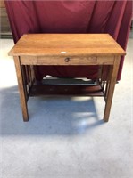 Antique Mission Oak Style Library Desk Table