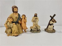 Lot Of 3 Jesus Figurines