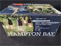 Hampton Bay 24ft incandescent plug-in string