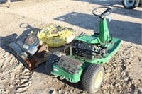 John Deere GX75 Riding Lawn Mower, For Parts or