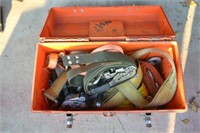 Plastic Tool Box - Full of Straps