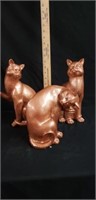 Cat statues