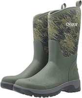CNSBOR Rubber Boots for Men - Size 12