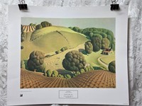 Young Corn Litho by Grant Wood