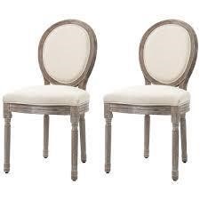 HOMCOM French-Style Chairs