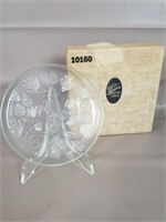 A Tiara Exclusive Glass Clear Salad Plates New,